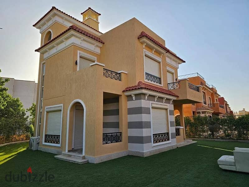 Villa for sale 261 meters with private swimming pool in installments in Sheikh Zayed from Nyoum next to Mountain View 1