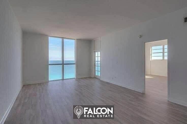 Immediate delivery of a 121 square meter apartment with 3 rooms in Alamein City in the Latin District, featuring lagoon views and complete finishing w 2