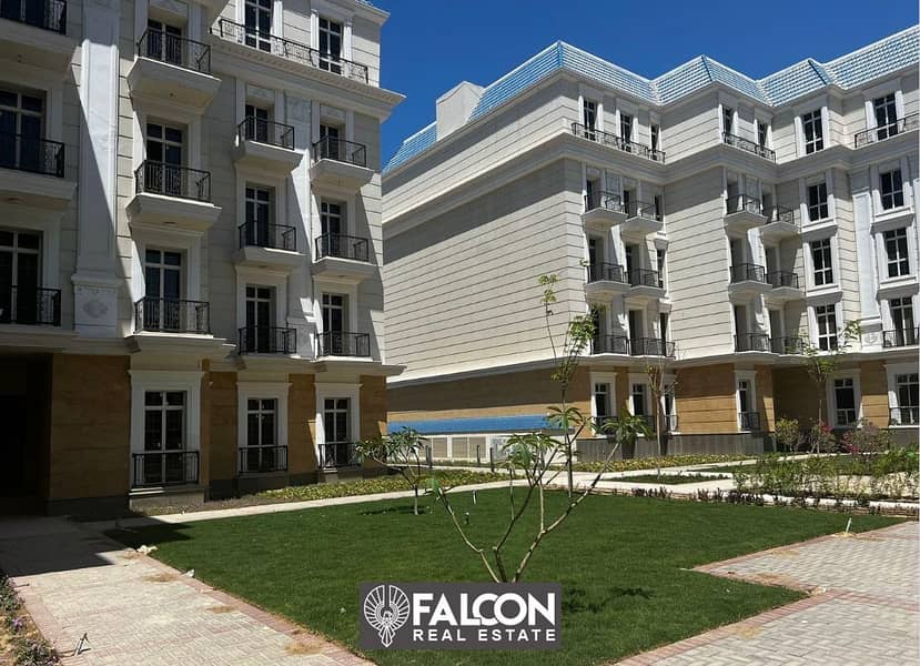 Immediate delivery of a 121 square meter apartment with 3 rooms in Alamein City in the Latin District, featuring lagoon views and complete finishing w 12