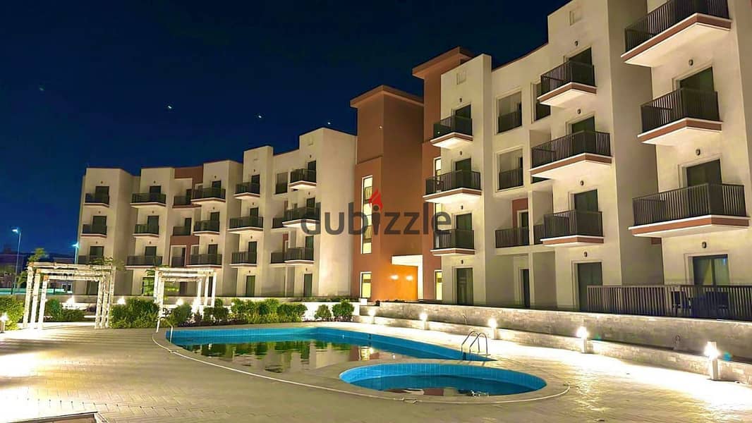 View and live immediately in a 3-storey villa with a private swimming pool, in installments, in Sheikh Zayed, in NYOUM OCTOPER, next to Mountain View 6