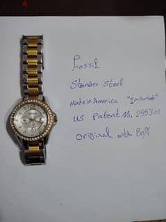 fossil stainless steel original 0