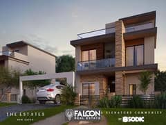 Ground floor - first floor - penthouse with roof ((immediate delivery)) in SODIC Sheikh Zayed the estates SODIC 0