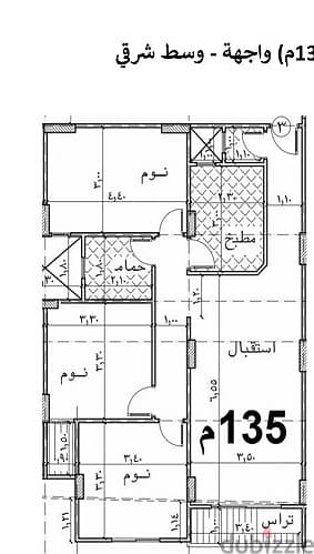 افضل تقسيمة شقة بحدائق الاهرام 170م واجهة بحرية تقسيط علي36 شهر 7