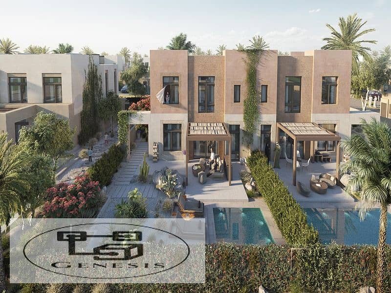 امتلك Townhouse فى باديه بالم هيلز Badya Palm Hills  فى قلب مدينه اكتوبر 17