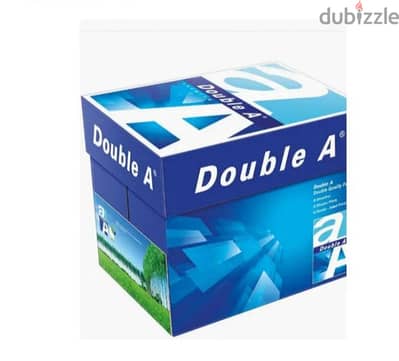 موجود ورق طباعة من اجود انواع الورق Double A A4 80g