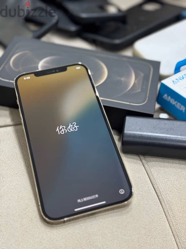 iPhone 12 pro max ZA بشريحتين Gold 5G 256 Giga 6