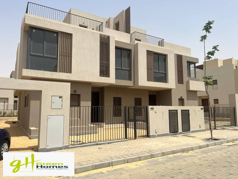 Townhouse for sale in SODIC East New Heliopolis 234m semi finished 1