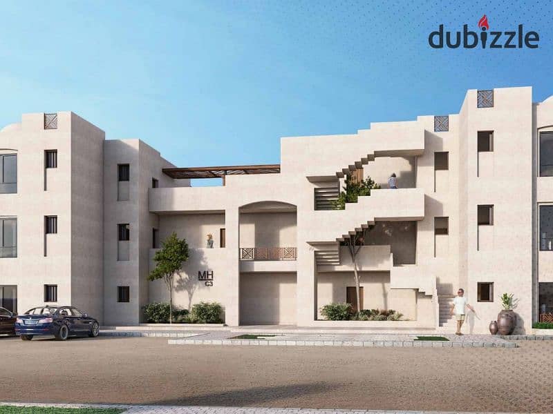 Apartment for sale in Hurghada and Makadi Heights Bay in installments with a 10% down payment Orascom 4