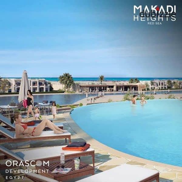 Apartment for sale in Hurghada and Makadi Heights Bay in installments with a 10% down payment Orascom 13