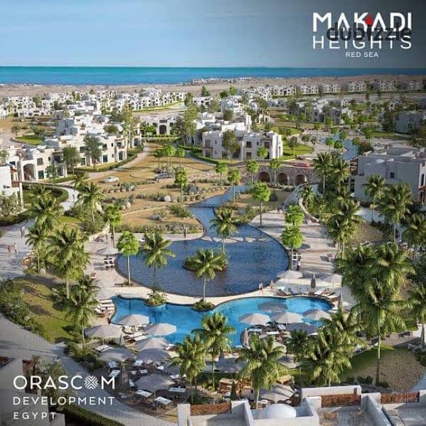 Apartment for sale in Hurghada and Makadi Heights Bay in installments with a 10% down payment Orascom 15