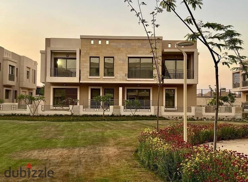 For sale townhouse 3BR fully serviced compound in front of Cairo Airport, in installments 9