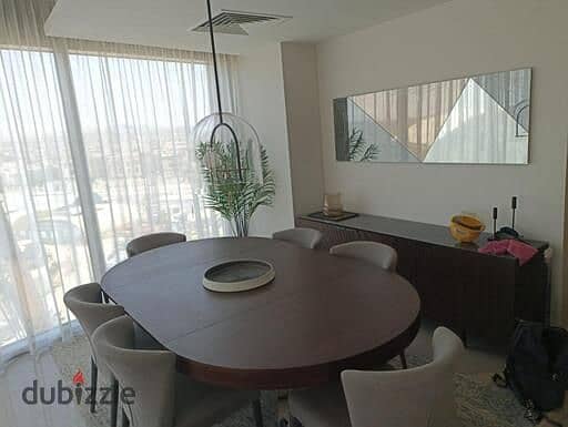 For sale the last apartment open view fully finished with ACs in Sheikh Zayed - Zed West 4