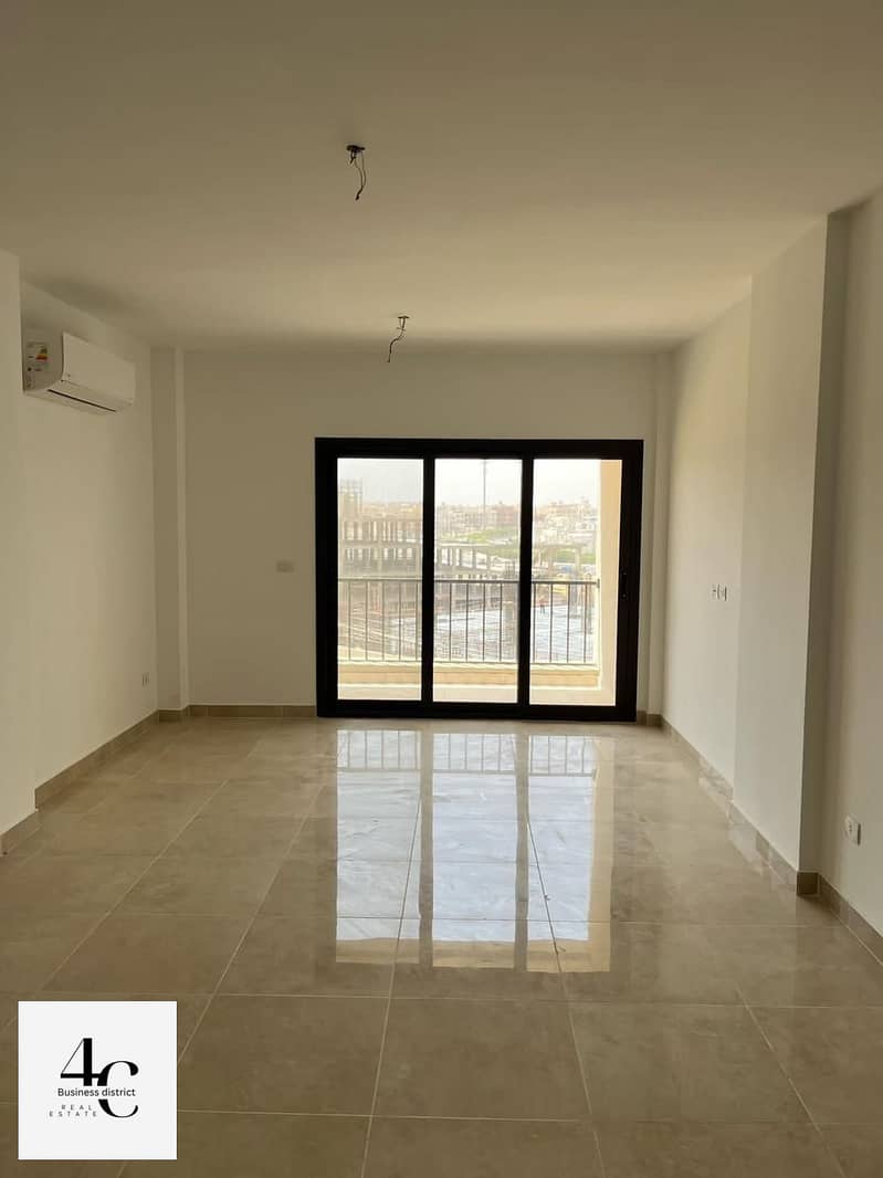 The most special apartment 193m with garden 130m garden for sale, fully finished, Ready to move view landscape fifth square Almarasem fifth settlement 3