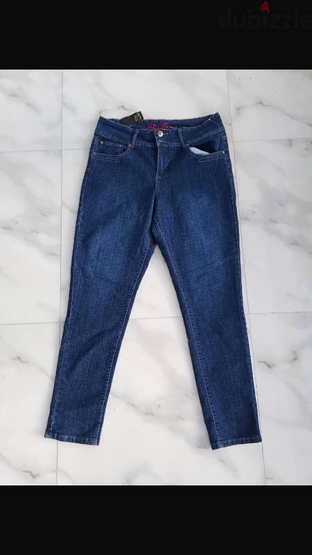 بنطلون جينز وارد امريكا من Ella Jeans مقاس 20 3