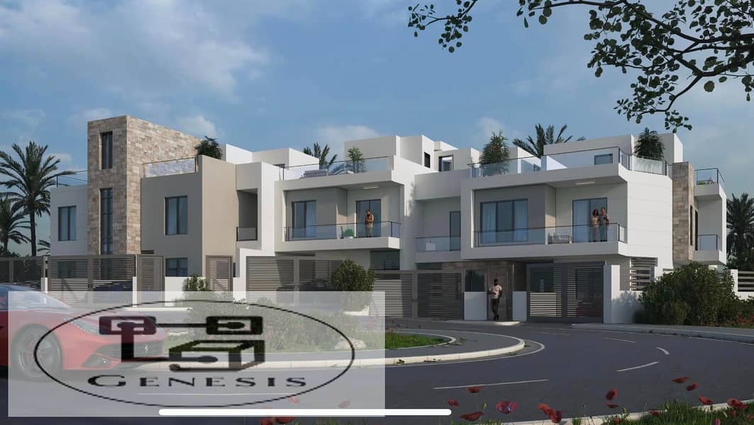 Villa for sale 292m immediate delivery in Cleopatra Square Compound 6 October 2