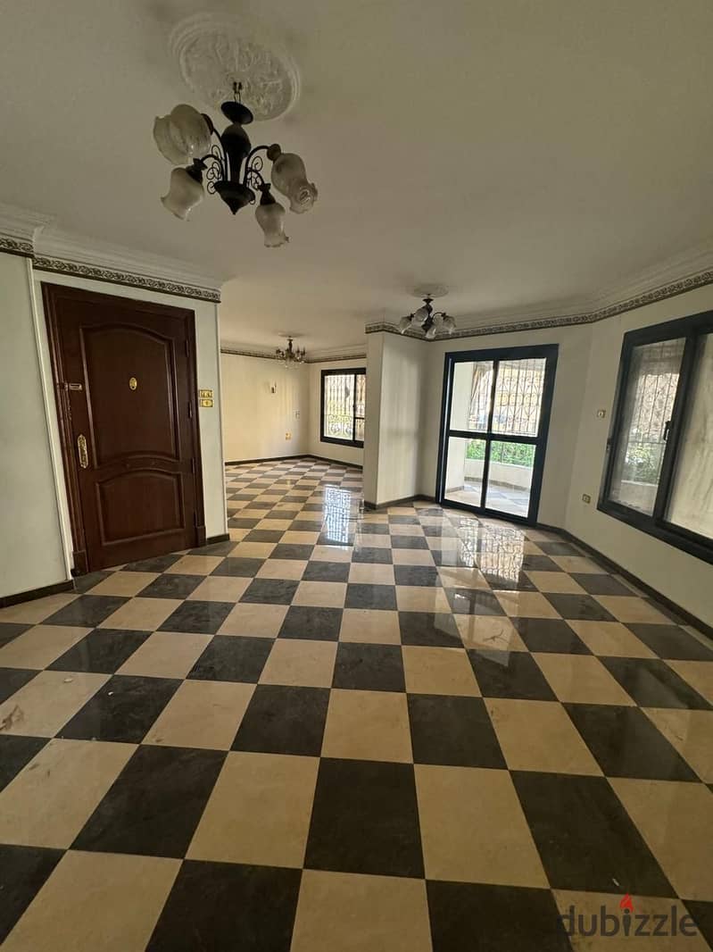 An administrative office apartment for rent in Nasr City, in the Al-Sefarat District, Sayyeda Khadija Mosque Street, with air conditioners and heaters 0