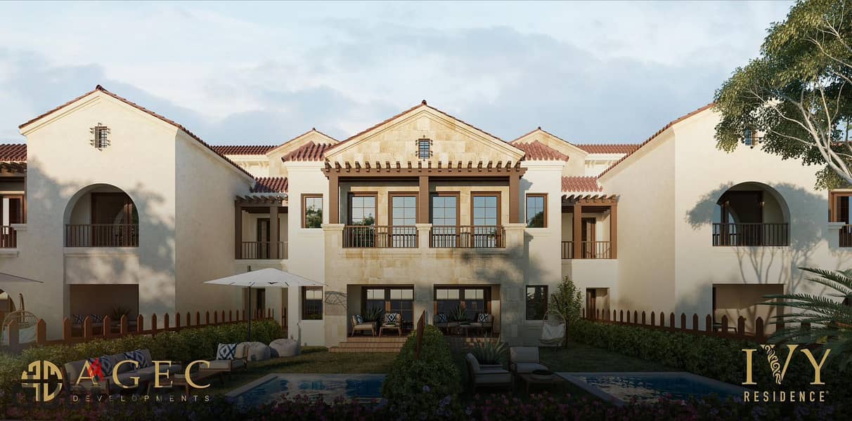 Villa for sale 292m with swimming pool in Maadi View El Shorouk - installments 1