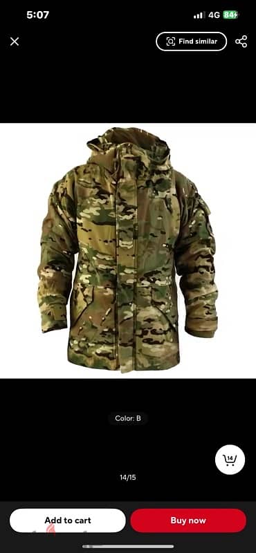 HEAVY THICK POLAR TACTICAL MILITARY JACKET