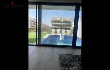 Furnished apartment for rent, distinguished with a swimming pool and garden in Lake View Residence Compound