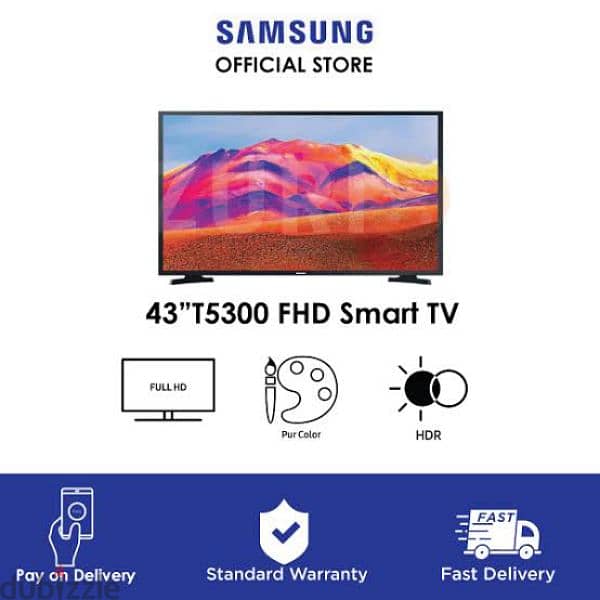 Samsung tv 43 inch t5300 smart 3