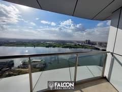 Amazing apartment in Hilton Maadi Tower full Nile view fully hotel finishing with air conditioners for sale with installments on Maadi Corniche 0