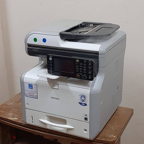 مكنه طباعه وبرينتر وسكانر Ricoh SP 4510SF 0