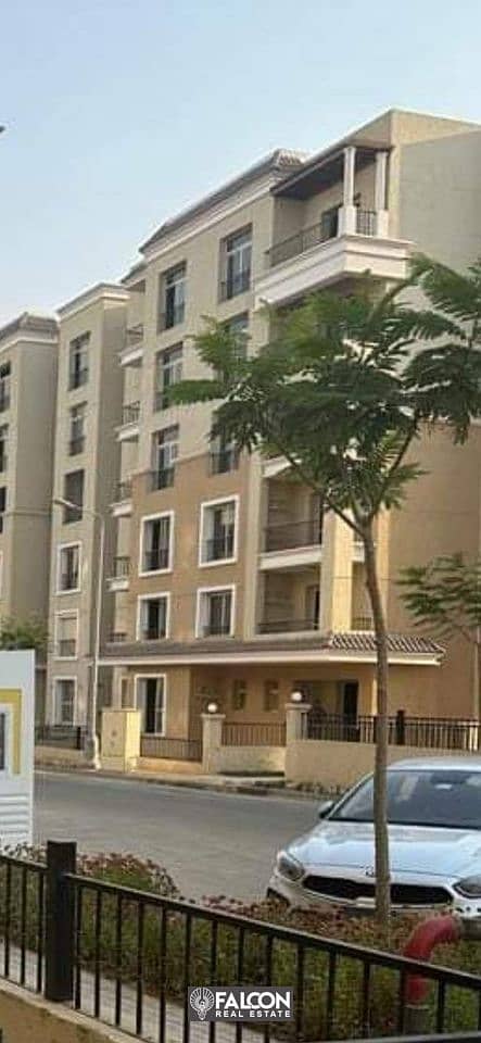 For sale duplex with garden (42% cash discount + installments) in New Cairo in Sarai Compound next to Madinaty 3