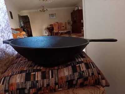 طاسه حديد زهر wok