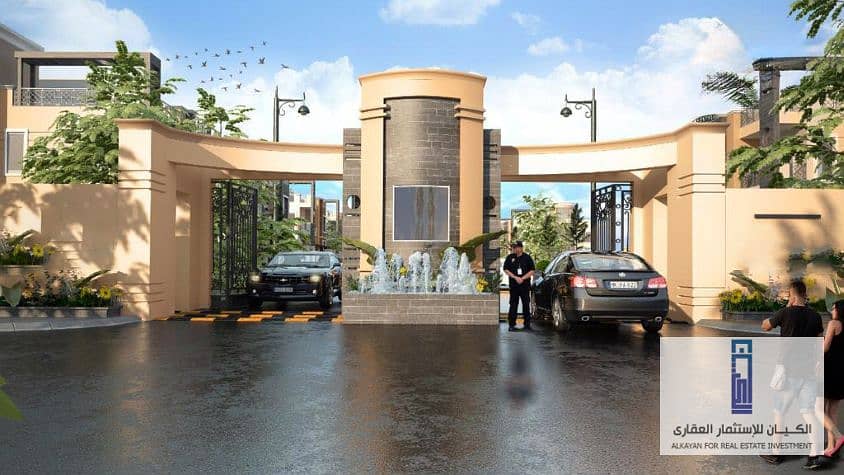 View and receive immediately in installments - 500m villa with 380m garden in Sheikh Zayed - Green City 7