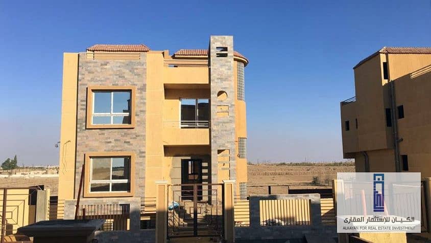 View and receive immediately in installments - 500m villa with 380m garden in Sheikh Zayed - Green City 11