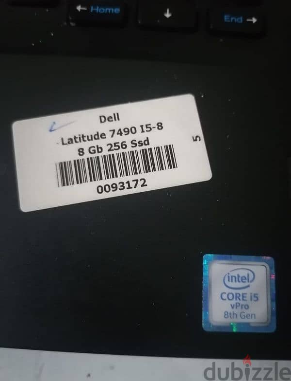 latitude 7490  core i5 الجيل ال8  الهارد عدلته 500ssd 2