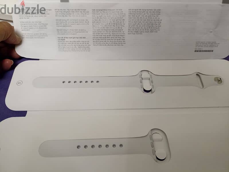 original white strap " band " for Apple watch x & 7 0