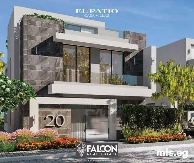 For sale in La Vista El Patio Sola on the Suez Road in front of Madinaty, 0% down payment and installments over 7 years 7