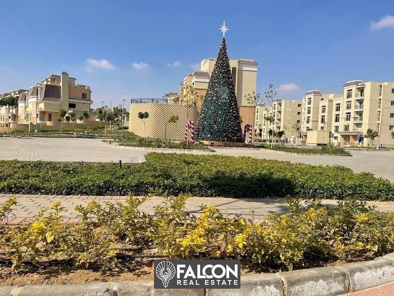 3-bedroom apartment with a distinctive view of the garden for sale with a 42% discount for cash and the possibility of installments over 6 years 7