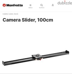 Manfrotto Camera Slider 100cm (39.4″) MVS100A 0