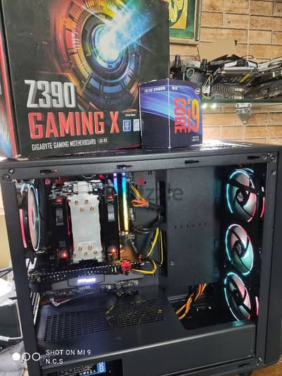 i9 9900 + rtx 2070 + z390 كيس للجيمينج والجرافيك والاستريمر والريندر