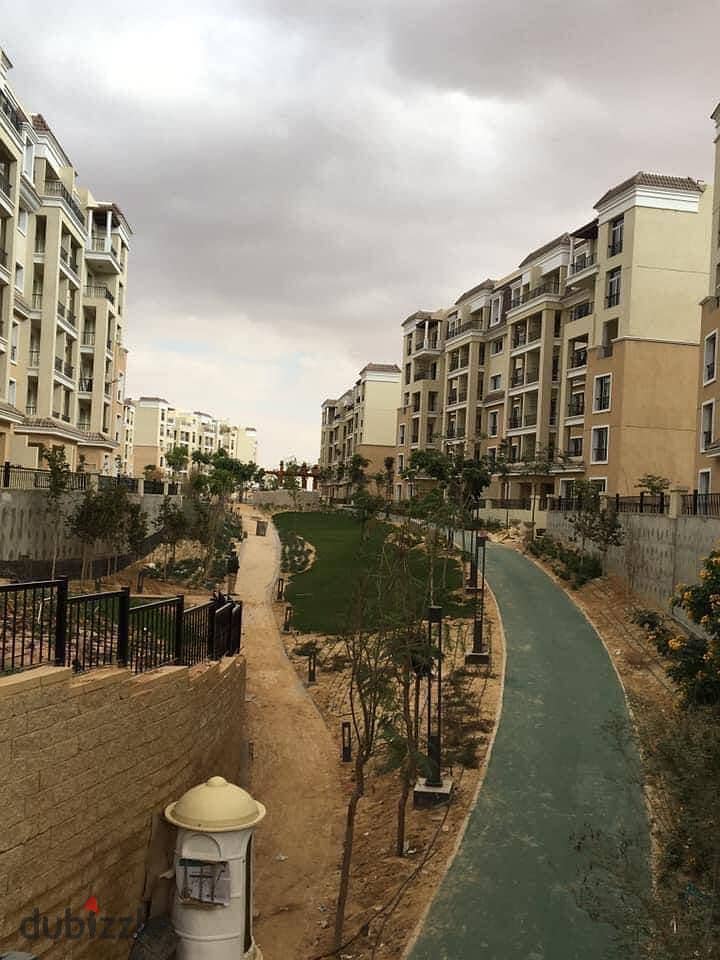 The last apartment of 131 m for sale with a distinctive division of 3 rooms + landscape view in Sarai next to Madinaty 3