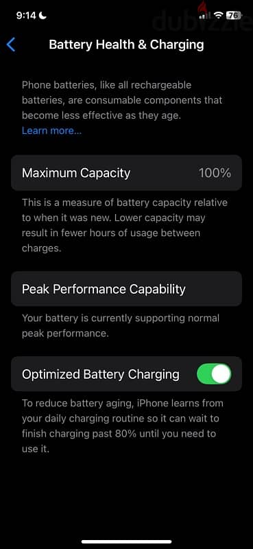 iphone xr 128 gb battery 100 للبدل 1