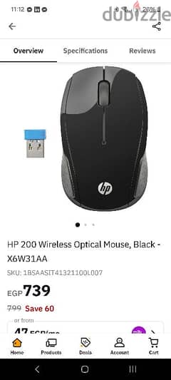 ماوس hp اصلي وايرلس لم يستخدم 0