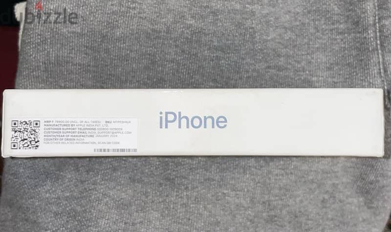 IPHONE 15 128GB BLACK NEW SEALED 3