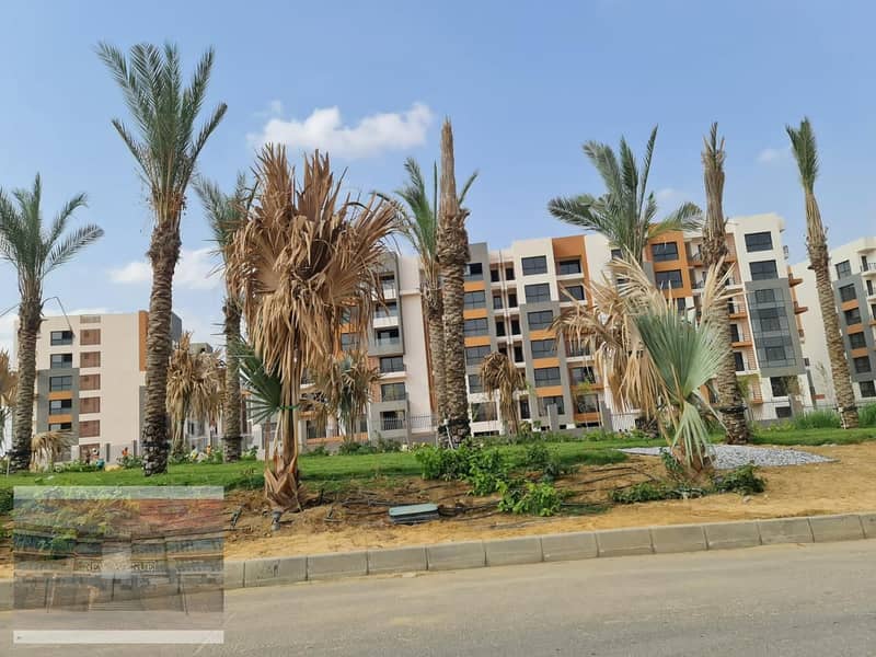 Ground apartment with garden in ahly sabour mostakbal city 2