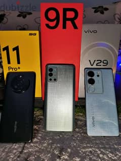 VIVO V29 ، Realme 11 pro plus ، OnePlus 9r ، Huawei P30 0