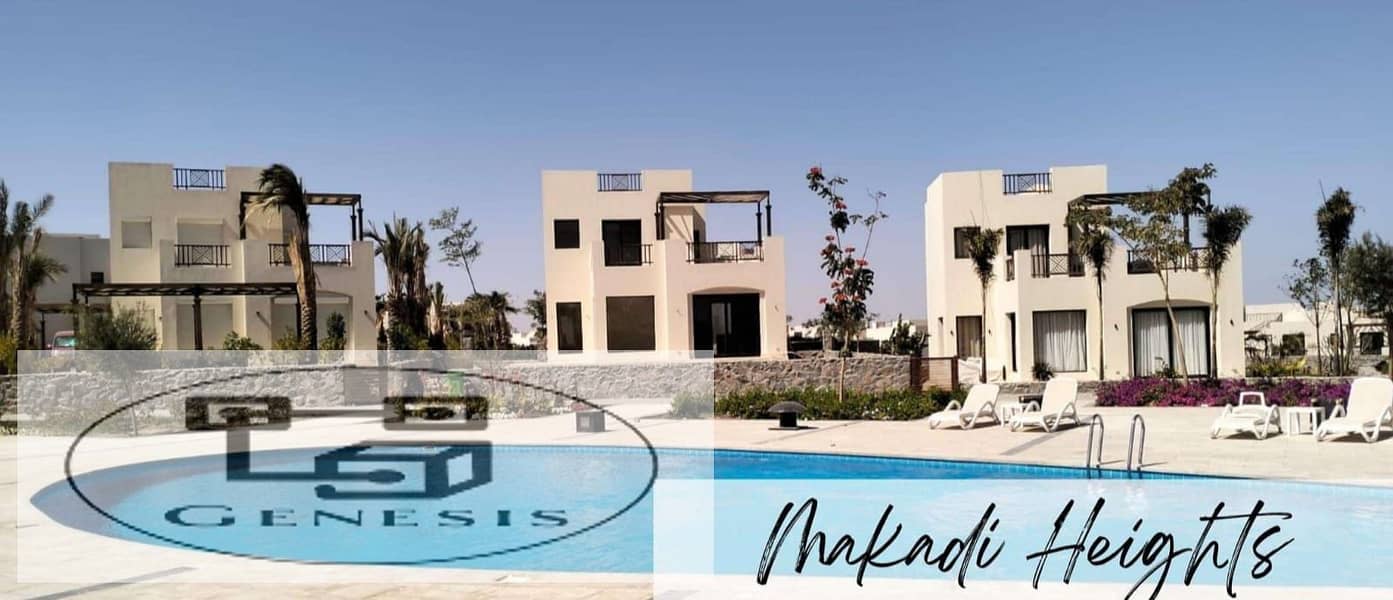 3Bedroom Villa with Pool and Sea View in Makadi Heights Hurghada Orascom 4