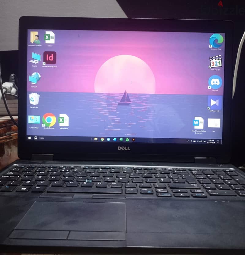 ببصمة للوجه والإصبع وكارت شاشة 2 جيجا  - Dell Latitude 5580  لاب توب 3