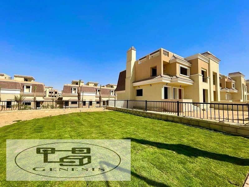 For sale villa 239m in Sarai Compound New Cairo next to Madinaty with installments over 8 years 5