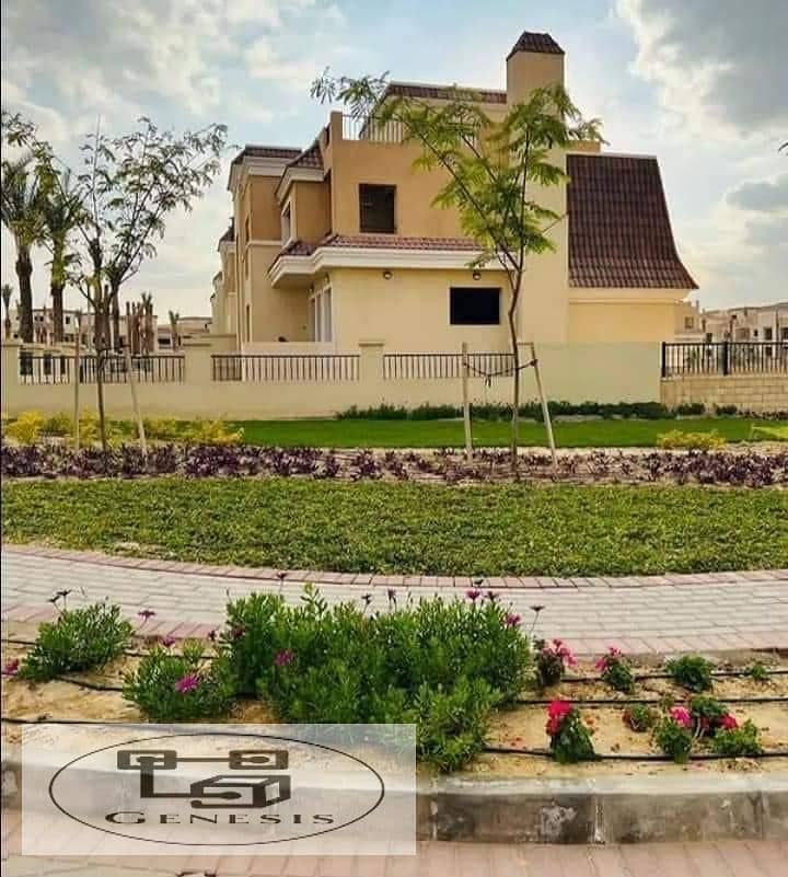 For sale villa 239m in Sarai Compound New Cairo next to Madinaty with installments over 8 years 11