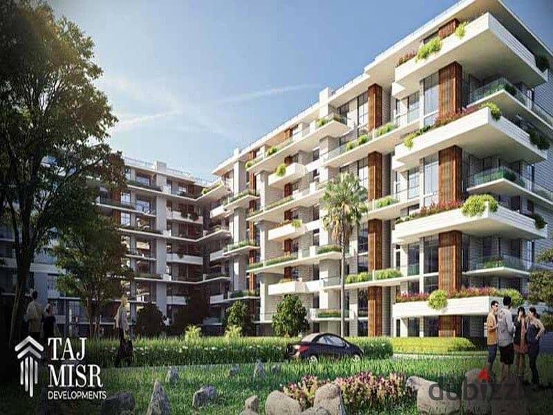 Buy your apartment in the heart of the first compound on Suez Road    From Nasr City Housing and Development Company in Taj City Compound 6