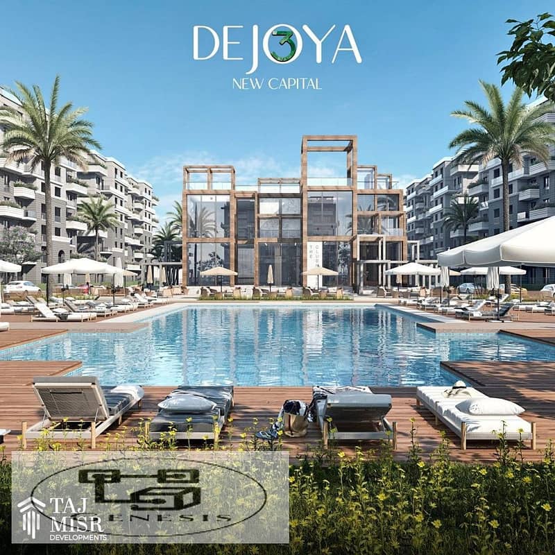 Receive immediately an apartment next to the embassy district in De Joya 3 Compound, New Capital 3