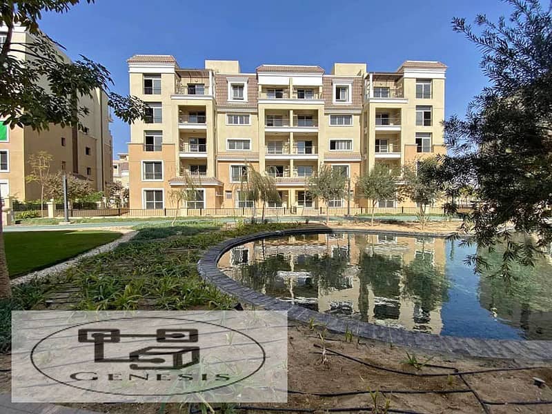 Apartment 155 sqm - on landscape in Sarai Compound in front of Madinaty 3