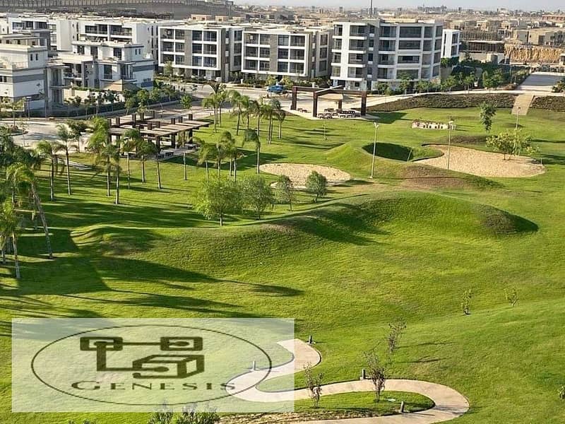 Apartment 150m with a landscape view in the First Settlement at Taj City Compound. 3